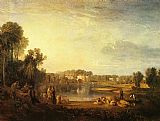 Joseph Mallord William Turner Pope's Villa at Twickenham painting